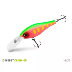   Delphin WOBBY CRANK-DP /Float. NEON 7 cm 12 g crankbait wobbler