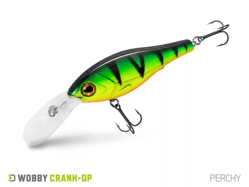 Delphin WOBBY CRANK-DP /Float. PERCHY 7 cm 12 g crankbait wobbler