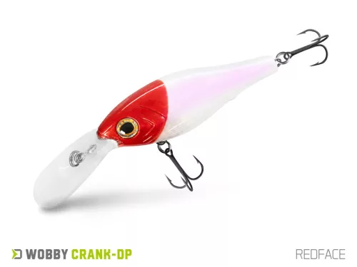 Delphin WOBBY CRANK-DP /Float. REDFACE 7 cm 12 g crankbait wobbler