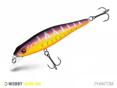 Delphin WOBBY JERK-SH PHANTOM 8 cm 6,5 g lebegő minnow wobbler