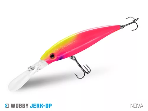 Delphin WOBBY JERK-DP NOVA 9 cm 12,5 g lebegő minnow wobbler