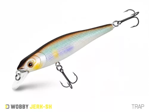 Delphin WOBBY JERK-DP TRAP 9 cm 12,5 g lebegő minnow wobbler