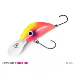   Delphin WOBBY TROUT-SH /Float. NOVA 4 cm 4 g rovarutánzatú wobbler