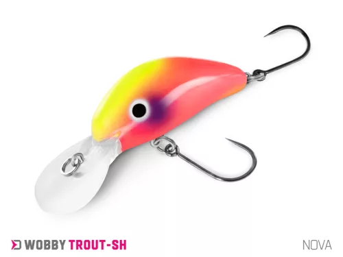 Delphin WOBBY TROUT-SH /Float. NOVA 4 cm 4 g rovarutánzatú wobbler