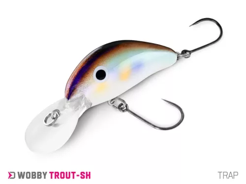 Delphin WOBBY TROUT-SH /Float. TRAP 4 cm 4 g rovarutánzatú wobbler