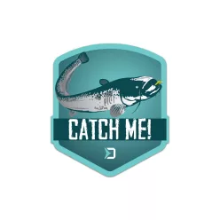 Delphin CatchME! harcsamotívumos matrica, 9 × 8 cm