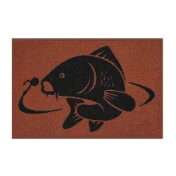 Delphin pontymotívumos lábtörlő, 60 × 40 cm