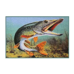 Delphin 3D csukamotívumos lábtörlő, 60 × 40 cm
