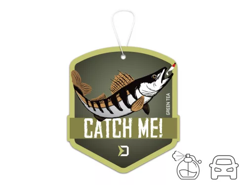 Delphin CatchME! süllőmotívumos autóillatosító, Green Tea