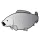Delphin SILVER pontymotívumos matrica, 8 × 4,5 cm