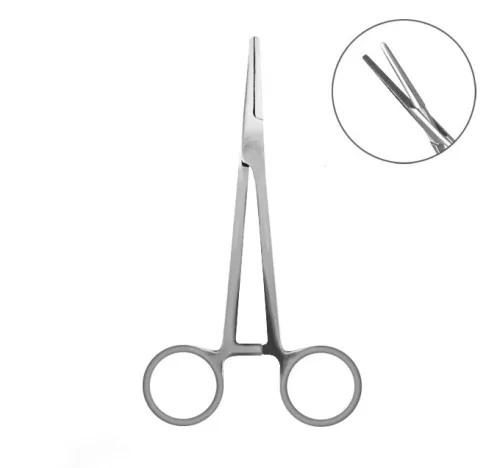 Delphin Egyenes csipesz 15 cm érfogó csipesz