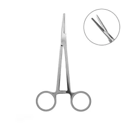 Delphin Egyenes csipesz 18 cm érfogó csipesz