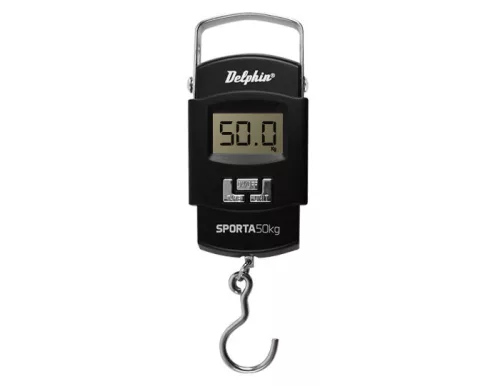 Delphin Digitális mérleg SPORTA akár 50 kg digitális horgászmérleg