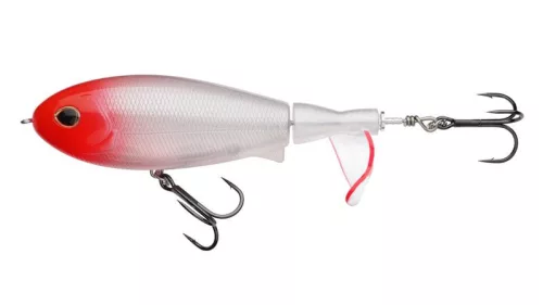 Berkley Screamin’ Choppo Choppo 95 Ghost piros fejű 9,5 cm úszó felszíni propelleres wobbler