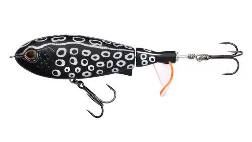 Berkley Screamin’ Choppo Choppo 110 fekete Frog 11 cm úszó felszíni propelleres wobbler