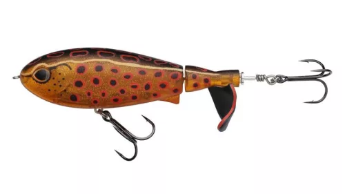 Berkley Screamin’ Choppo Choppo 110 barna Frog 11 cm úszó felszíni propelleres wobbler