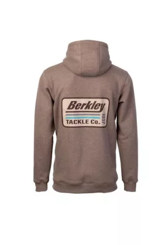 Berkley kapucnis melírozott khaki XL pulóver