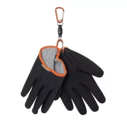   Savage Gear AQUA GUARD GLOVES L horgászkesztyű fekete halkiemelő kesztyű