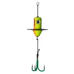   MADCAT A-static ST 2/0 S Firetiger 15,5 cm 100 g harcsázó vertikális csali