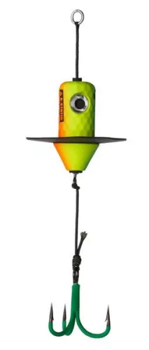 MADCAT A-static ST 2/0 S Firetiger 15,5 cm 100 g harcsázó vertikális csali