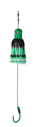 MADCAT A-static Adj. CT 10/0 S S zöld 33 cm 150 g harcsázó vertikális csali
