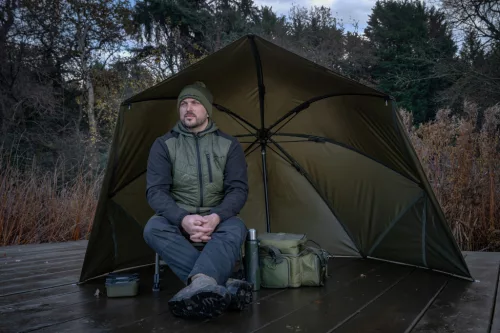 Korum Progress Graphite Brolly Shelter 50 ernyősátor