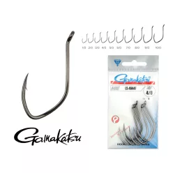   Gamakatsu LS-4644F 900 9/0-s fekete szakállas harcsázó horog 3 db/csomag
