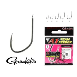   By Döme A1 Fine Carp 8-as fekete lapkás szakállas horog 15 db/csomag