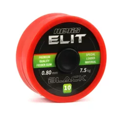 Nevis Elit fekete feeder gumi 0,6 mm 10 m 4,5 kg erőgumi