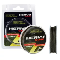   Carp Academy Heavy Core 10 m 65 lb terepmintás ólombetétes előtétzsinór
