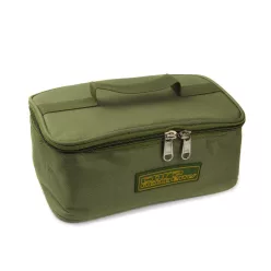   Carp Academy 6 rekesszel zöld csalitartó táska 23 × 16 × 10 cm