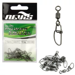 Nevis Hengeres kapoccsal 12-es forgókapocs 10 db/csomag