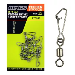 Nevis feeder 12-es forgókapocs 10 db/csomag