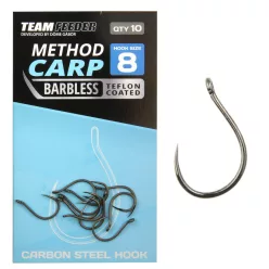   By Döme method Carp BB 8-as füles szakáll nélküli horog 10 db/csomag