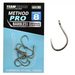   By Döme TF Method Pro 6-os füles szakáll nélküli horog 10 db/csomag