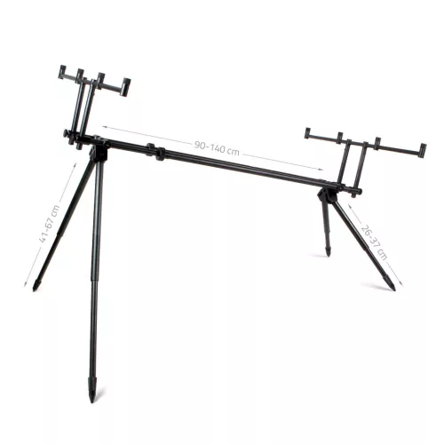 Carp Academy Alcatraz Black 4 botos rod pod