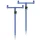 By Döme Team feeder bottartó készlet táskával 2+2 db 25 cm