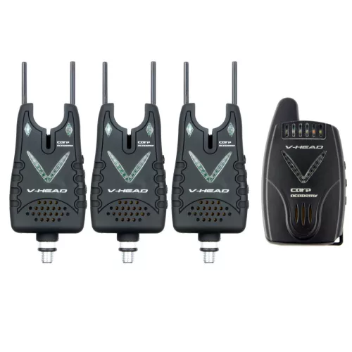Carp Academy V-Head 3+1 elektromos kapásjelző szett