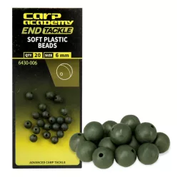   Carp Academy ütköző gyöngy puha 6 mm zöld ütköző gyöngy 20 db/csomag