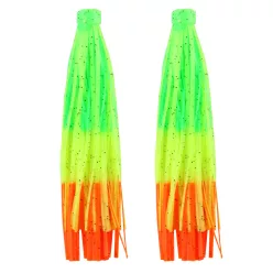   Reiva Silicon Skirt Zöld-Citrom-Narancs 9 cm 2 db/csomag harcsázó vertikális csali