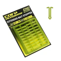   Carp Academy Csalistopper Extenda 5 × 10 mm zöld bojlistopper 2 db/csomag