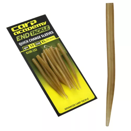 Carp Academy Gubancgátló szilikoncső XL (5,5 cm) barna gubancgátló cső 10 db/csomag
