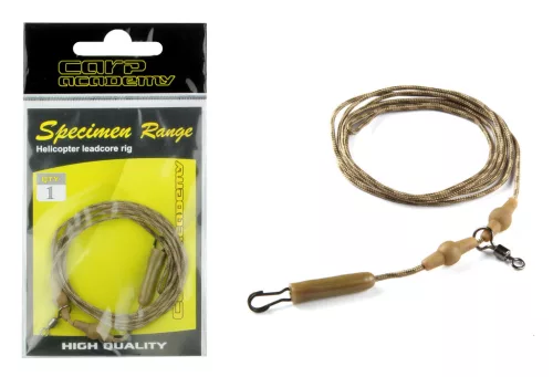 Carp Academy Helicopter végszerelék ólombetétes zsinóron 35 lb 95 cm pontyozó szerelék