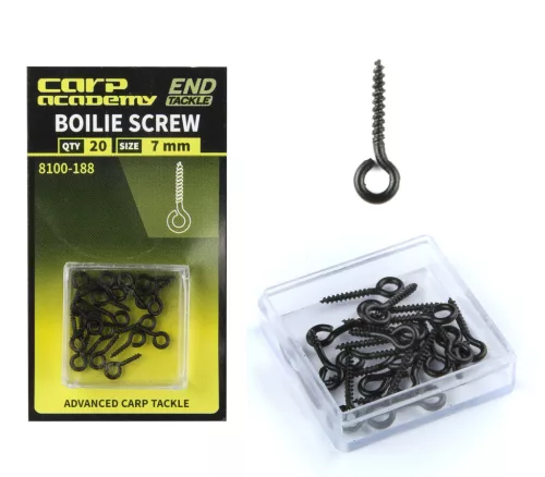 Carp Academy Csavaros 7 mm csalicsavar 20 db/csomag