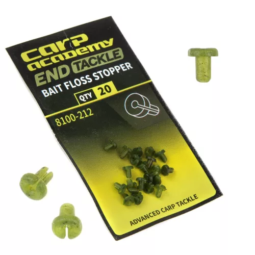 Carp Academy Bait Floss 4 × 5 mm zöld horog stopper 20 db/csomag