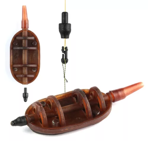 Carp Academy Flat L method feeder kosár 100 g