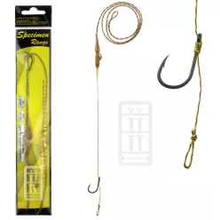   Carp Academy Boilie kombinált 3590852 2-es 20 cm fekete szakállas előkötött horog 1 db/csomag
