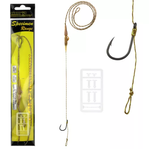 Carp Academy Boilie kombinált 3590852 2-es 20 cm fekete szakállas előkötött horog 1 db/csomag