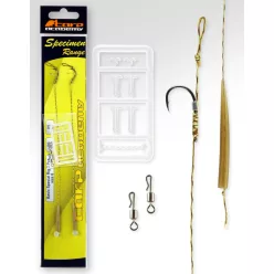   Carp Academy Basic Special 8-as 25 cm fekete szakállas előkötött horog 2 db/csomag