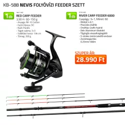 Nevis Red Carp folyóvízi feeder szett 390 cm